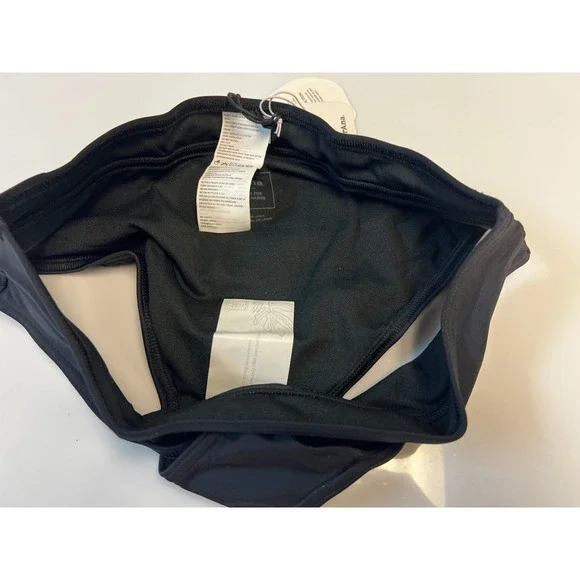 Prana Ramba Bottom Womens Swimsuit Bikini Bottoms Black Sz S Recycled NWT‎ - Picture 8 of 11